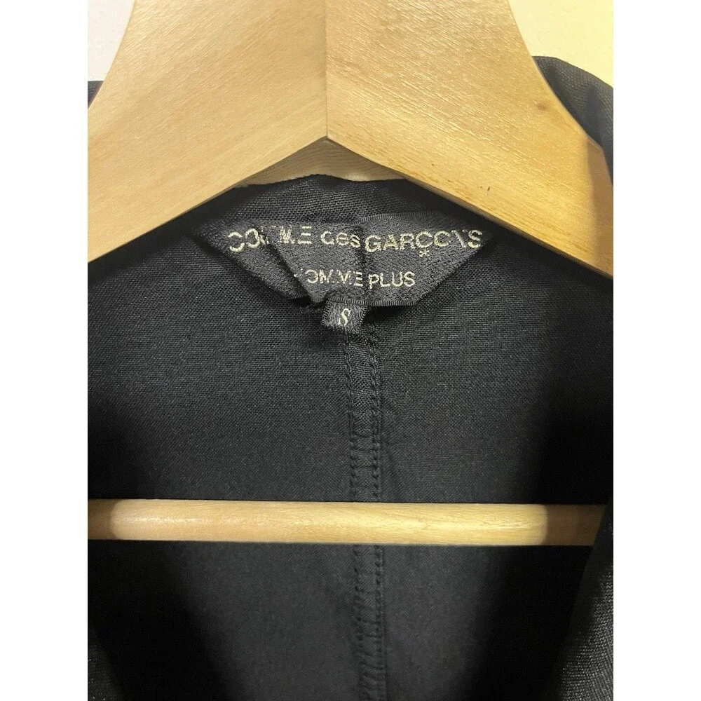 Comme des Garçons Homme Plus Black Blazer – Made in Japan– Brown Buttons - Small